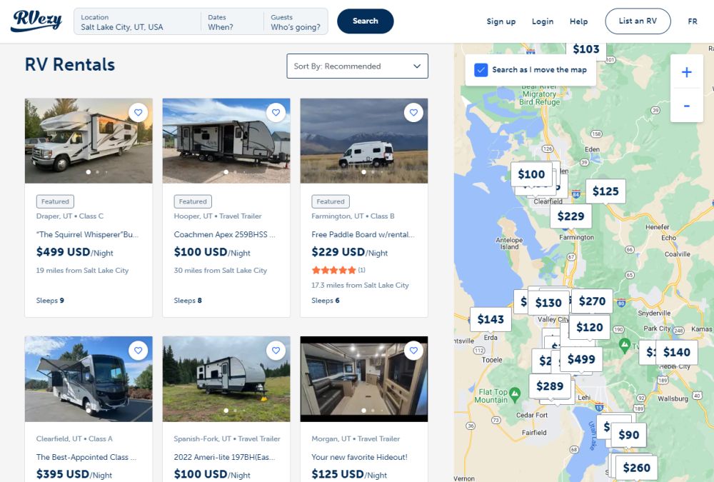 10 Best Campervan & RV Rentals in Salt Lake City (Utah)